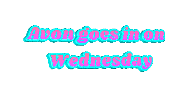Avon Goes In On Wednesday Sticker