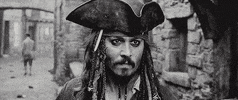 johnny depp piratas of the caribbean GIF