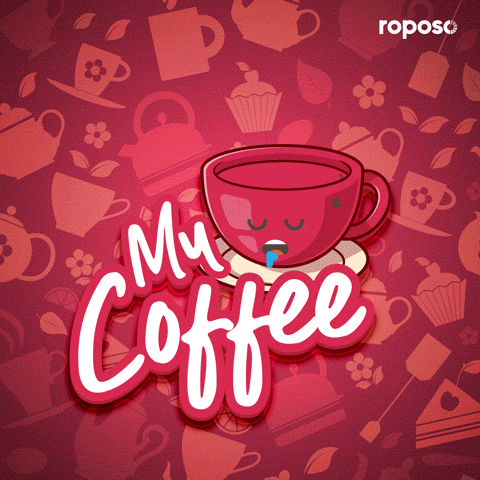 Good Morning Coffee GIF by Roposo