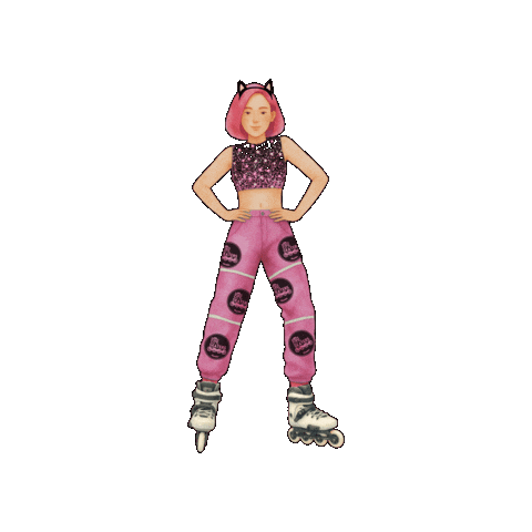 Skatergirl Sticker by SpaceCitySkaters