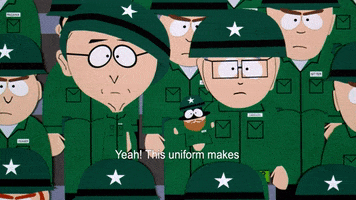 mr garrison uniform GIF by South Park
