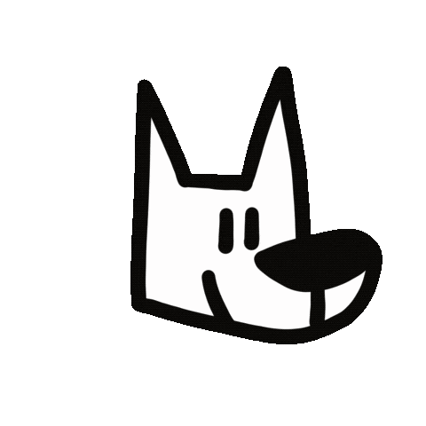 Dog Drawing Sticker
