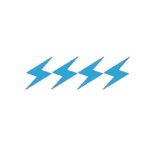 Lightning Bolt Sticker by tryzapp