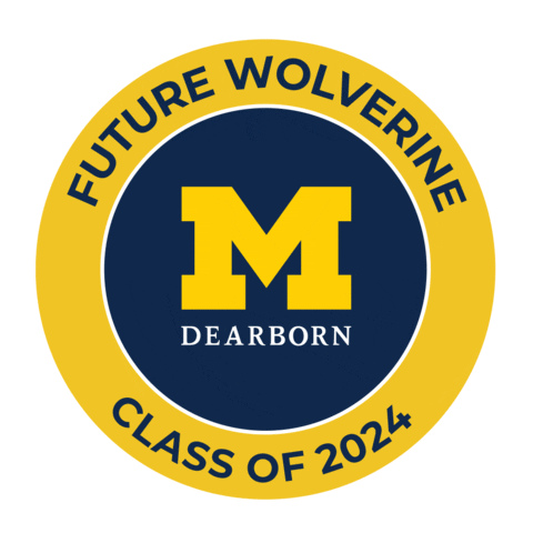 Class Of 2024 Sticker by University of Michigan-Dearborn
