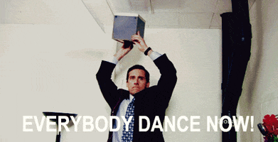 the office dancing GIF