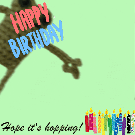 Hopping Happy Birthday GIF by TeaCosyFolk