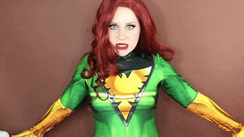 X-Men Wow GIF by Lillee Jean