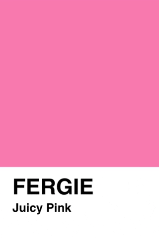 fergiedesign pink fergie pantone swatch GIF