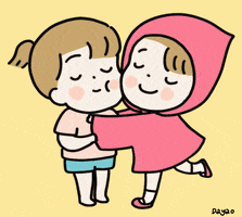 Love You Hug GIF by 大姚Dayao