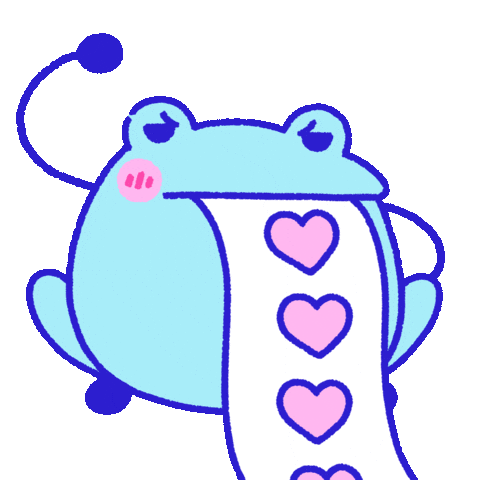 I Love You Hearts Sticker by rainylune