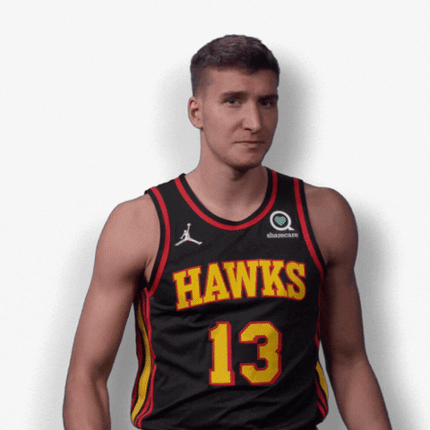 Cant Hear Bogdan Bogdanovic GIF by Atlanta Hawks
