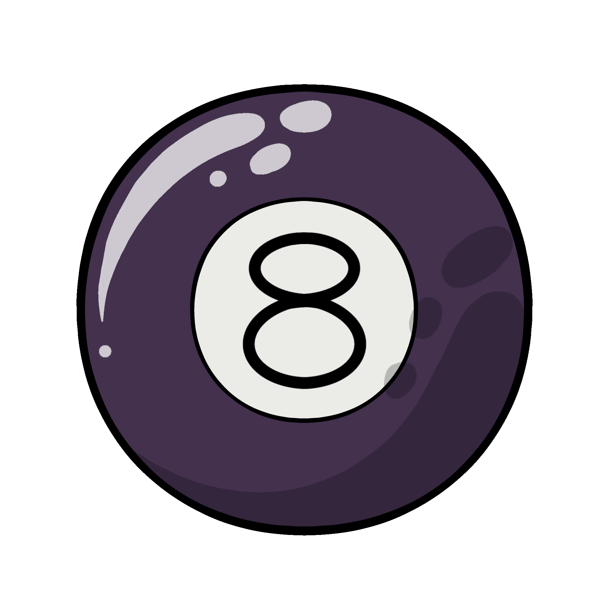 8 Ball No Sticker by NickMarsh for iOS & Android GIPHY