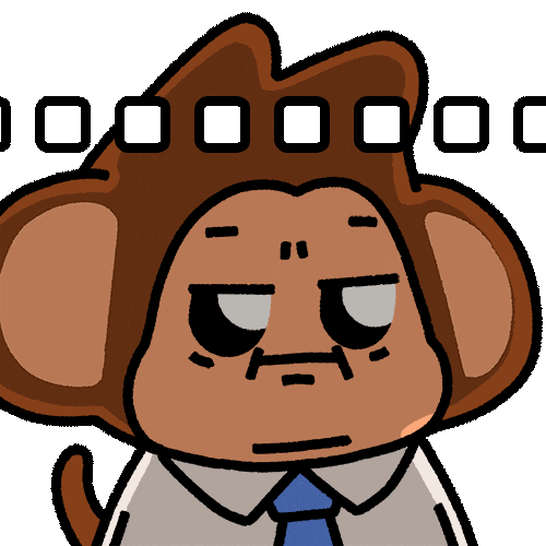 Monkey Wow Sticker