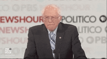 Bernie Sanders Stare GIF by GIPHY News
