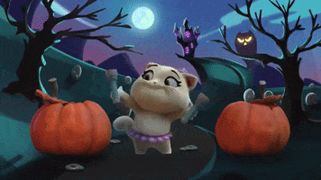 Dance Halloween GIF by 44 Cats