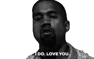 Love You Wolves Sticker by Kanye West