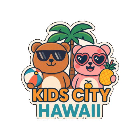 Celebration Friends Sticker by Kids City Hawaii
