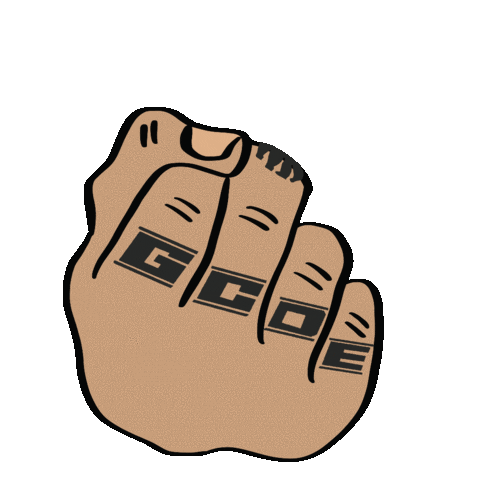 GCDE CLOTHING Sticker