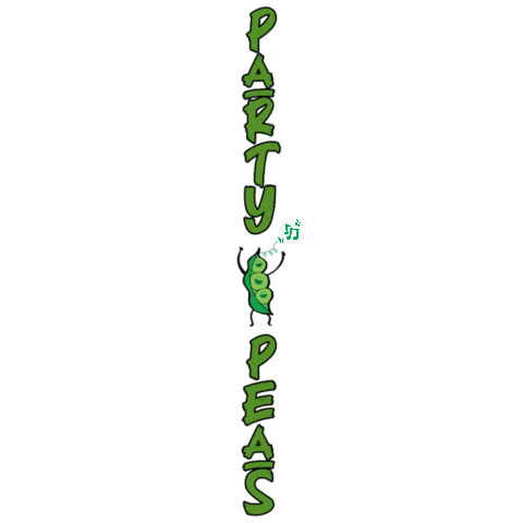 Partylikeapea Sticker by Party Peas