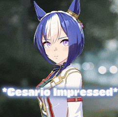 Umamusume Cesario GIF