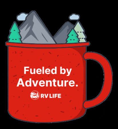 Coffee Camping GIF by RV LIFE Pro