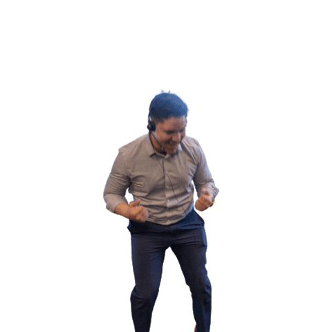 Happy Jump Sticker by Da Silva Team