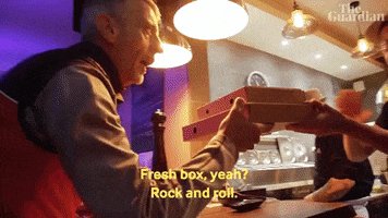 Rock And Roll Food GIF by The Guardian