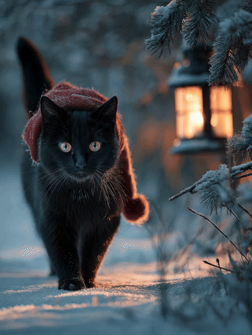 Catwalking Catsnow GIF