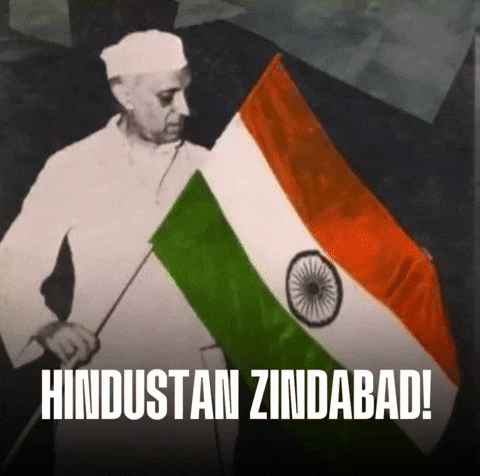 Jai Hind India GIF by Indian National Congress