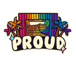 Pride Sticker by Emerson College