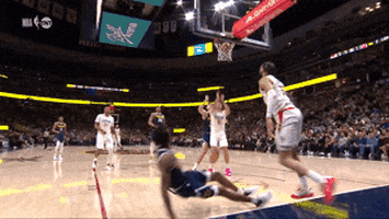 Staring Denver Nuggets GIF by NBA