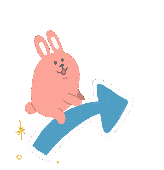 Rabbit うさぎ Sticker