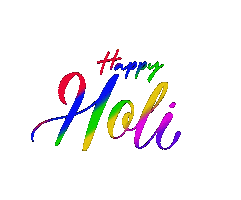 Happy Holi Sticker