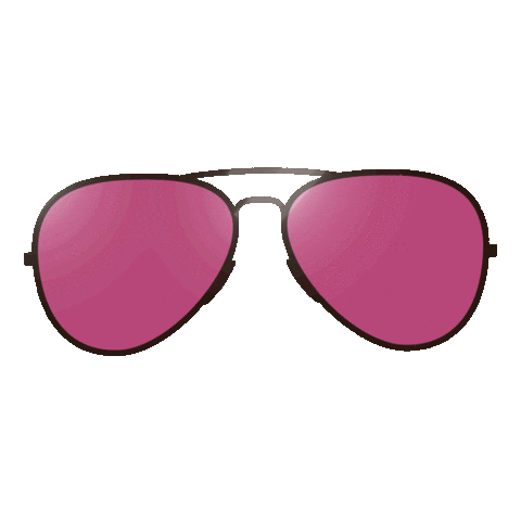 Rose Colored Glasses Sticker by Chloe Stroll