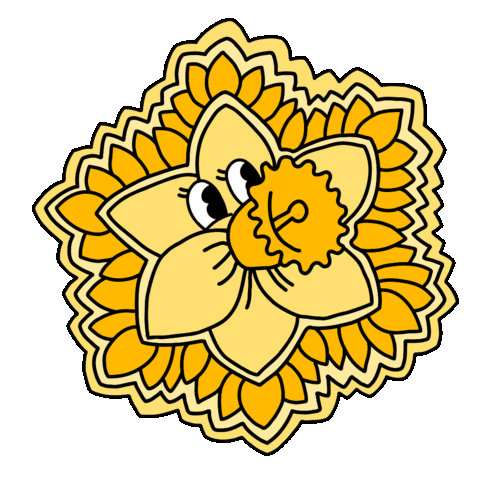 Flower March Sticker