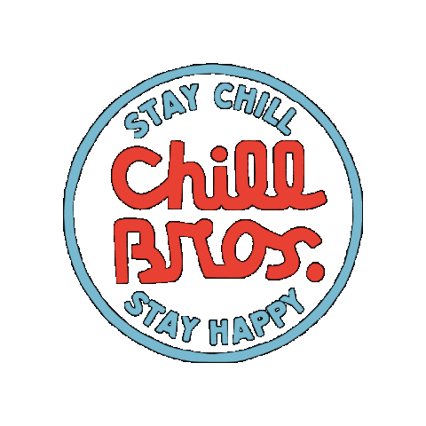 chill bros Sticker