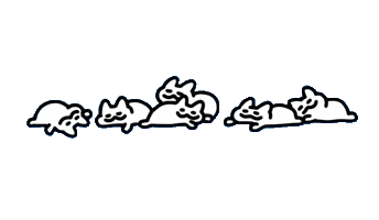 Good Night Cat Sticker
