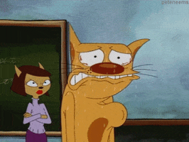 heart nervous sweating catdog heart beat