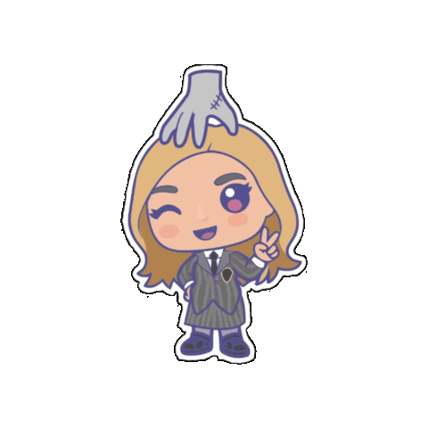 Wednesdayaddams Sticker