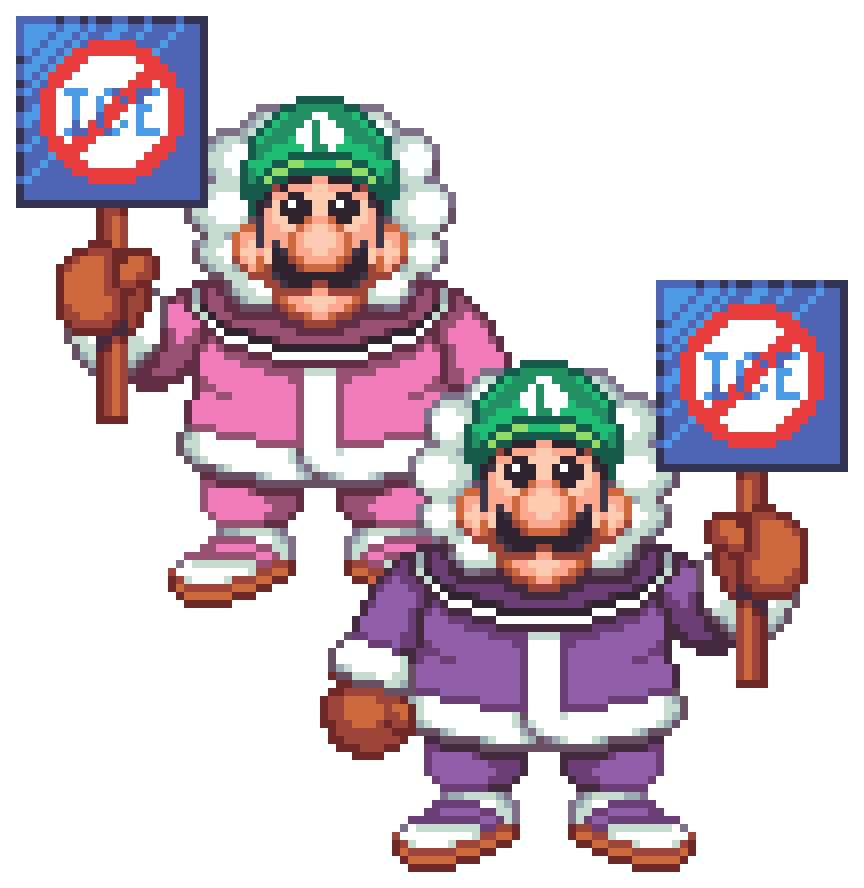 Healthcare Reform Pixel Art Sticker