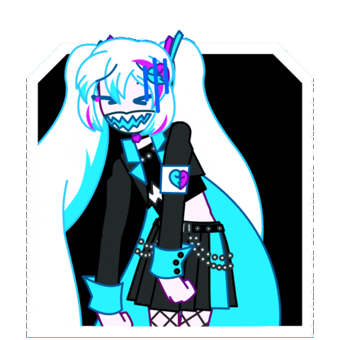 Sad Hatsune Miku Sticker