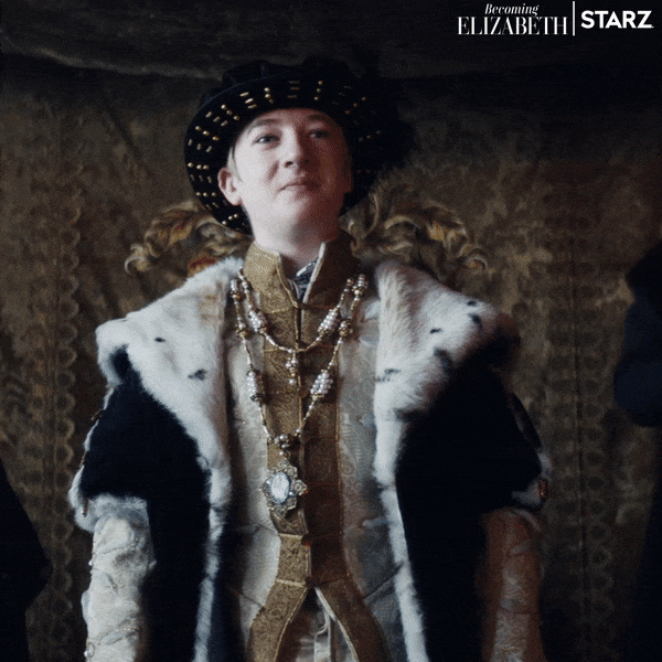 Starz Smile GIF by Becoming Elizabeth
