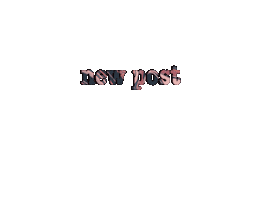 New Post Sticker