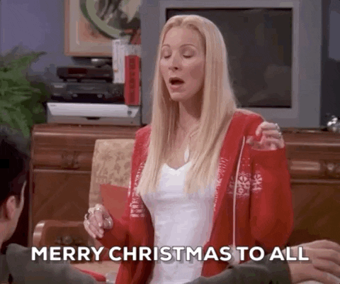 Season 9 Christmas GIF by Friends - Find  Share on GIPHY