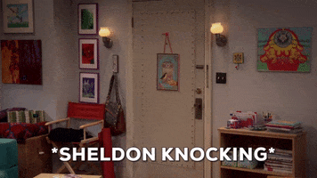 Knocking Season 9 GIF by The Big Bang Theory