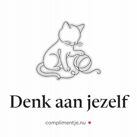 Kitten Self Care GIF by Complimentje