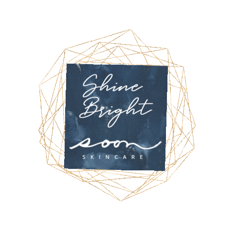 Face Mask Shine Bright Sticker by Soon Skincare