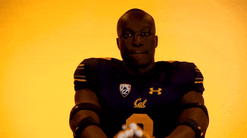Uc Berkeley Reaction GIF by Cal Athletics