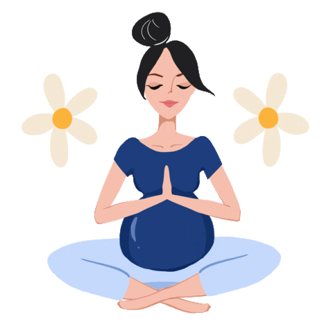 Sleep Yoga Sticker by Lactamil for iOS & Android | GIPHY