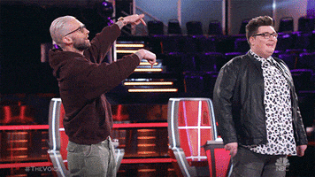 shocked the voice GIF by NBC
